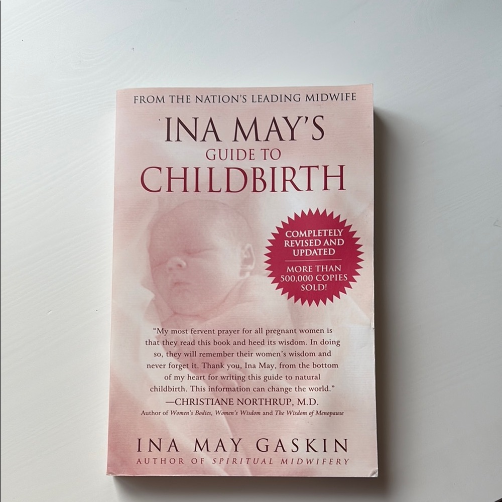 Ina May's Guide to Childbirth Book - Pink Cover